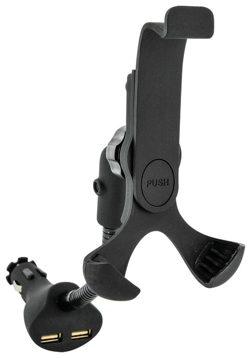 Schwaiger KFZ Smartphone Halterung Universal mit 2x USB-A Anschluss Neueste Mode