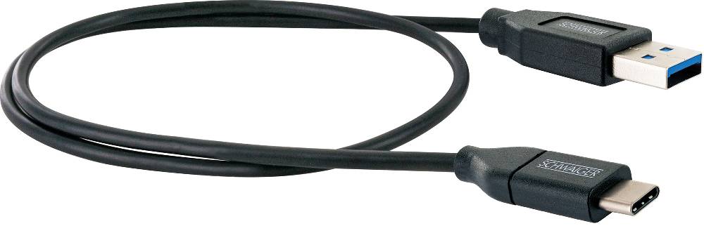 Schwaiger USB-C auf USB-A Kabel 0,5 m Super Sparpreis