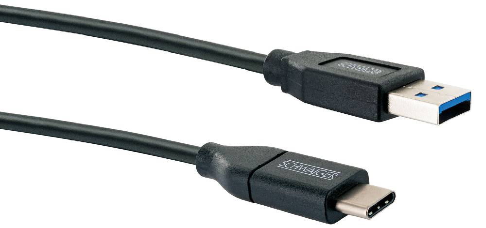 Schwaiger USB-C auf USB-A Kabel 0,5 m Super Sparpreis