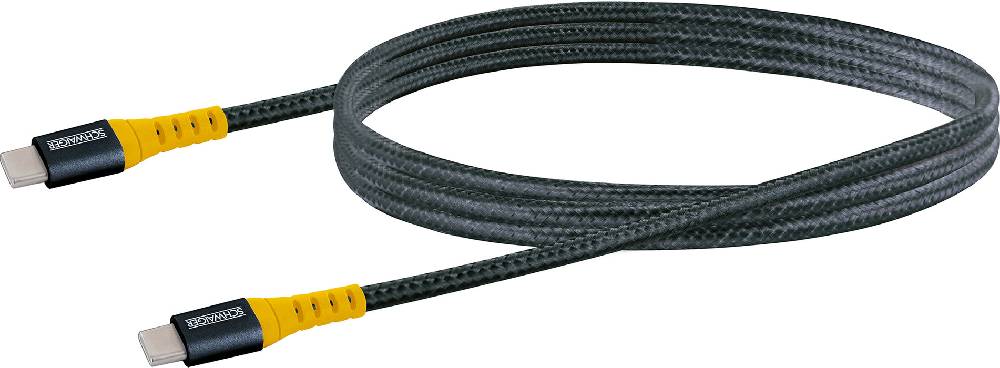 Schwaiger USB-C auf USB-C Kabel extrem reißfest 1,2 m Letzte 2 Tage