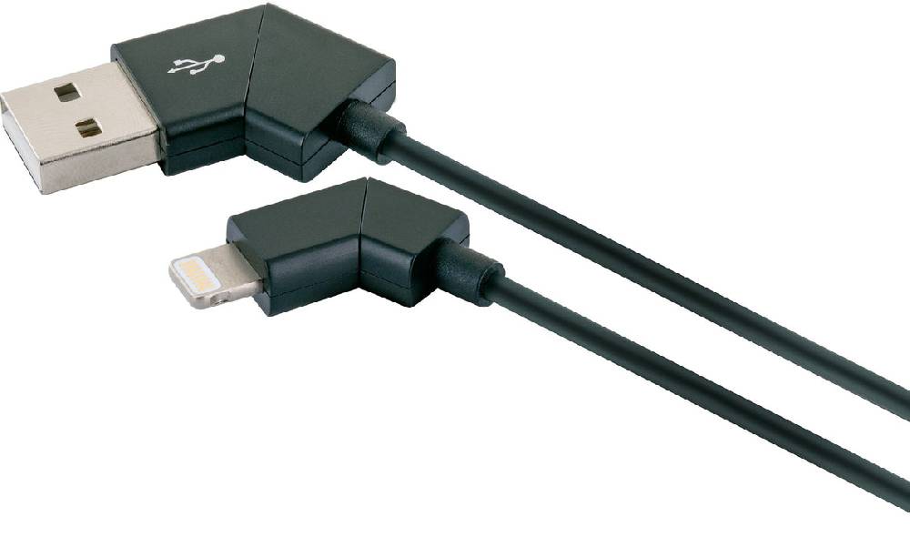 Schwaiger Lightning auf USB-A Kabel drehbare Stecker 1,2 m Rabatte dieses Monats