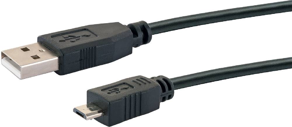 Schwaiger Micro-USB auf USB-A Kabel 1/1,8 m Hotsell