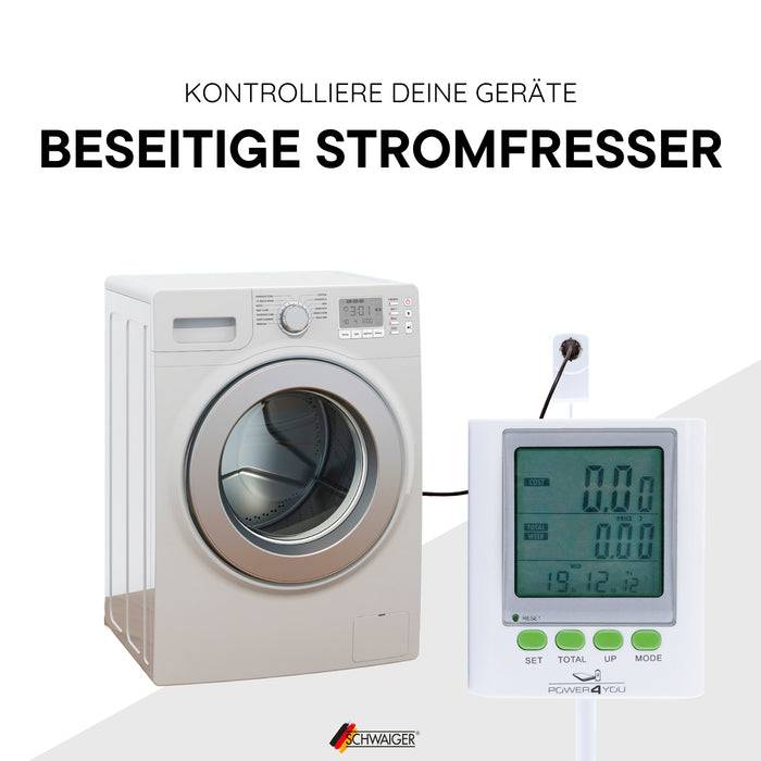 Schwaiger Energiekostenmessgerät mit verlängertem Display Top Angebot
