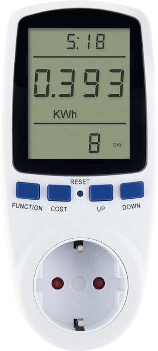 Schwaiger Energiekosten-/ Einspeisemessgerät mit beleuchtetem Display Online Outlet