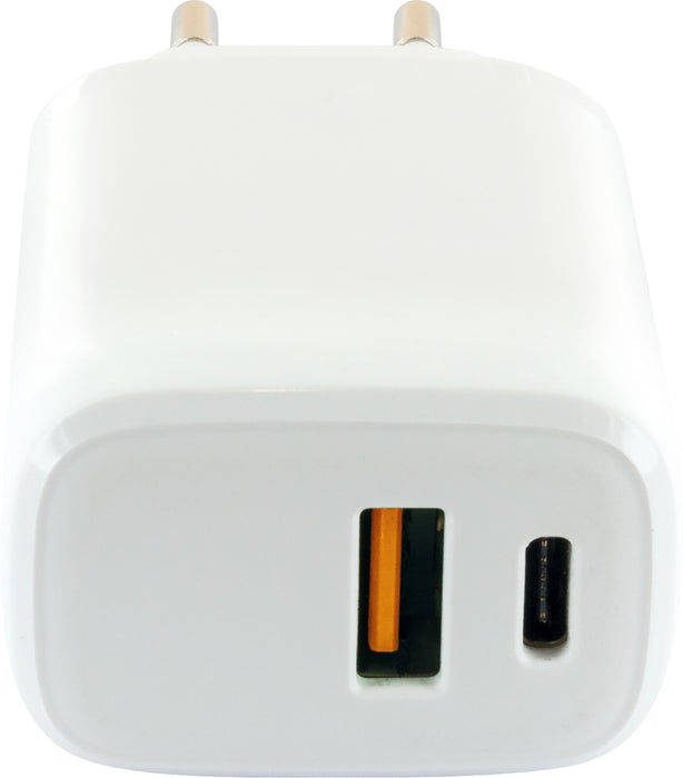 Schwaiger Schnell-Ladegerät mit USB-C + USB-A Tägliche Deals