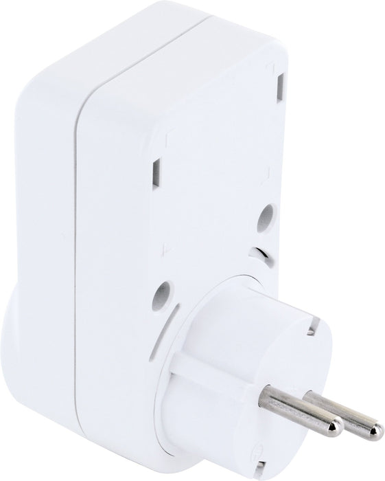 Schwaiger Steckdosenadapter mit 2 USB-A Slots 360° drehbar Sonderangebote