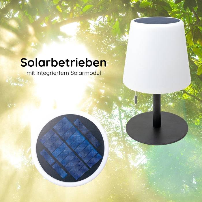 Schwaiger Solar-Tischleuchte mit Zugschalter Bis zu 50% Rabatt