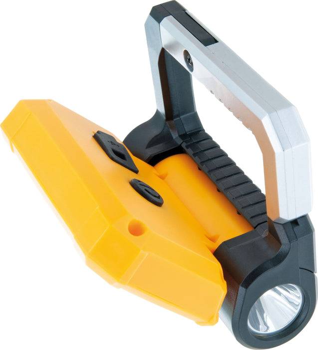 Schwaiger Arbeitsleuchte mit COB-LED Strahler und Taschenlampe Kostenloser Versand international