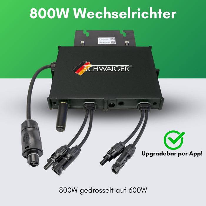 Schwaiger Solaranlage 2er Set 830Wp 50% Rabatt für begrenzte Zeit