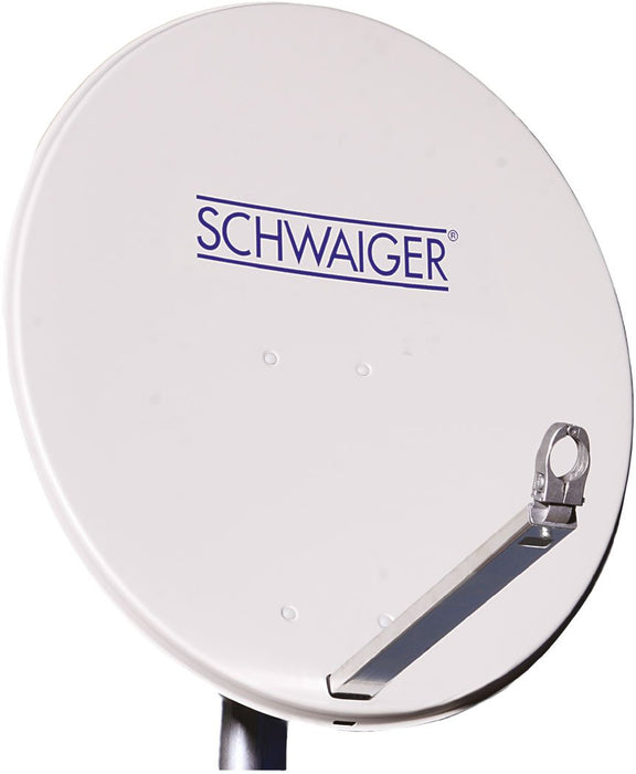 Schwaiger Satellitenschüssel Aluminium Weiß/Rot/Anthrazit 75 cm Preisnachlass