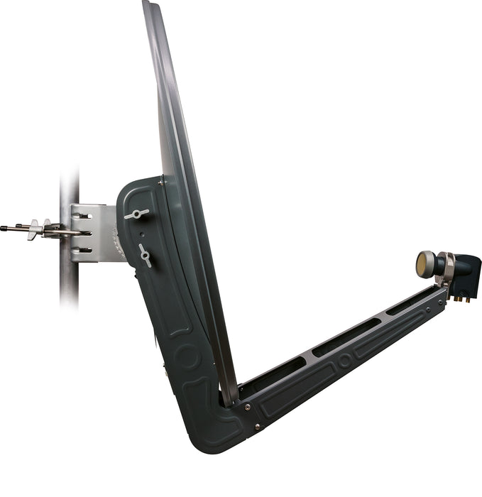 Schwaiger Satellitenanlage Set Anthrazit Aluminium 75 cm Saisonschlussverkauf