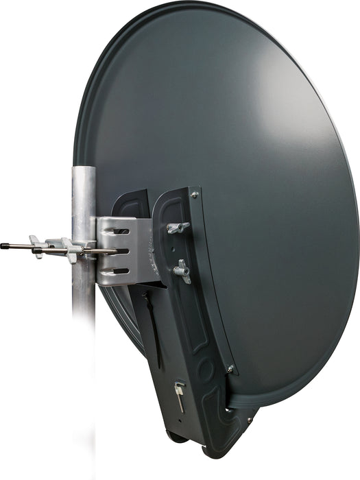 Schwaiger Satellitenanlage Set Anthrazit Aluminium 75 cm Saisonschlussverkauf