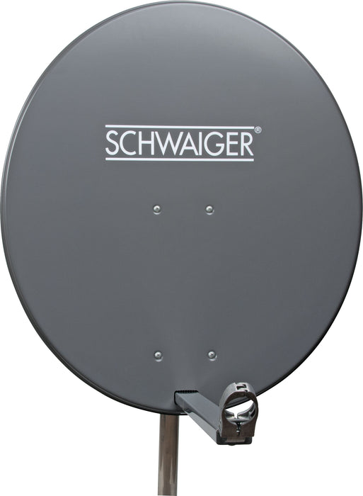 Schwaiger Satellitenanlage Set Anthrazit Aluminium 80 cm Muttertagsangebot