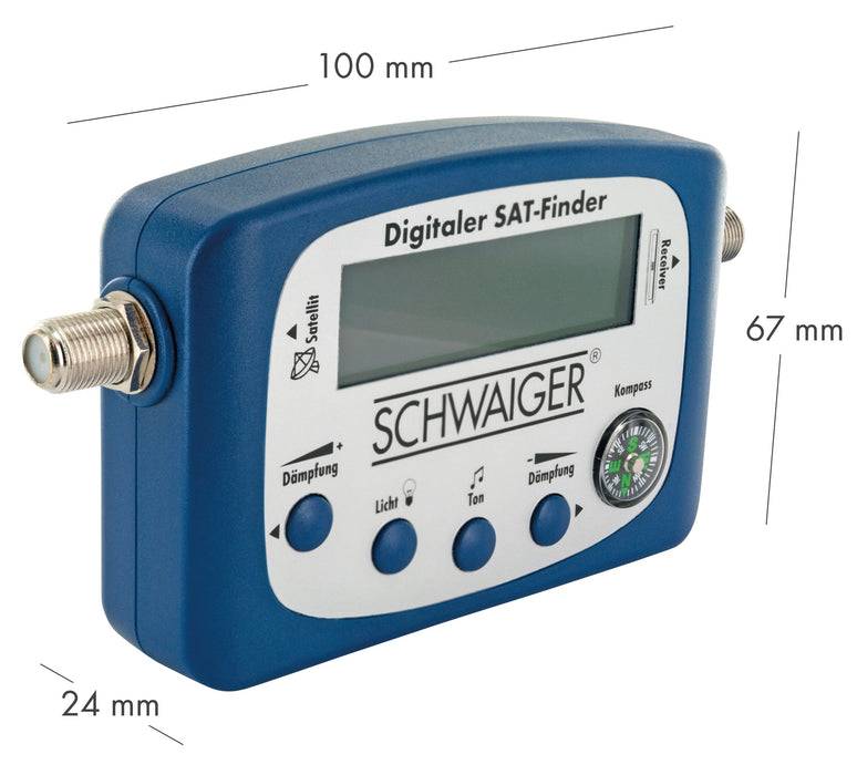 Schwaiger SAT-Finder mit LCD-Display Jubiläumsangebot