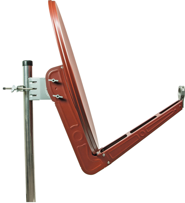 Schwaiger Satellitenanlage Set Ziegelrot Aluminium 75 cm Heißer Verkauf