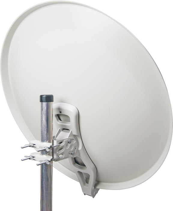 Schwaiger Satellitenanlage Set Weiß Aluminium 88 cm Online Outlet