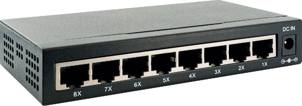 Schwaiger 8-Port Netzwerk Switch Tiefpreis