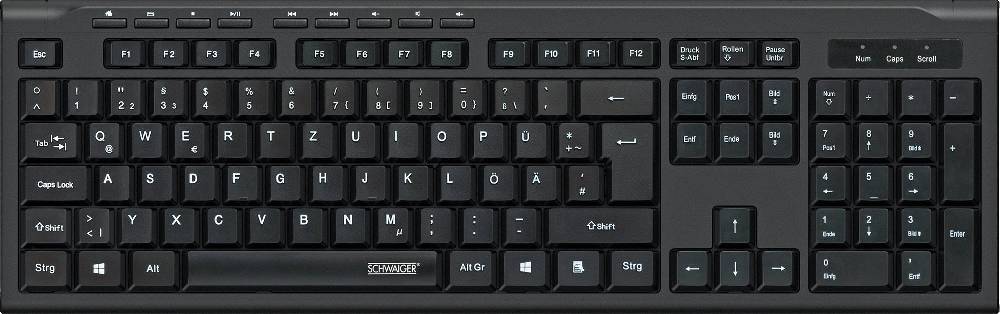 Schwaiger PC Tastatur Neueste Stile