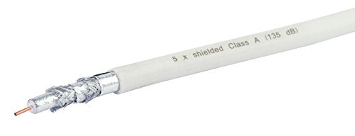 Schwaiger Koaxialkabel mit 4x F-Stecker 10 m 135 dB Letzte 3 Tage