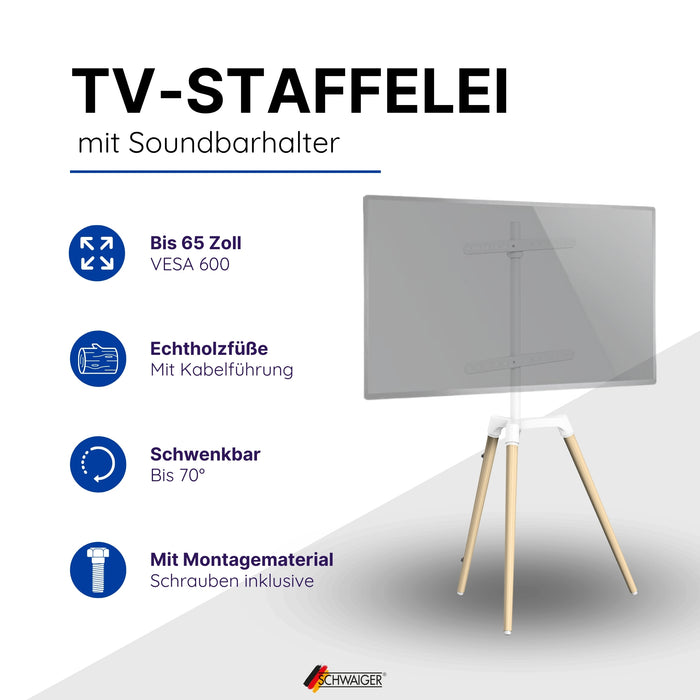 Schwaiger TV-Ständer dreibeinig Neueste Stile