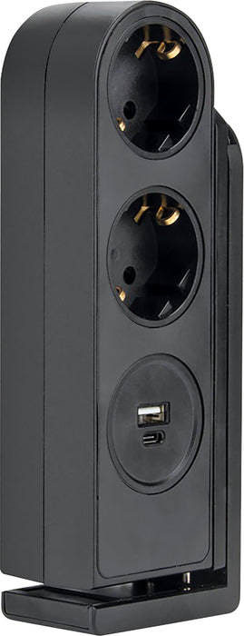 Schwaiger Tischsteckdose 2fach mit USB-C/A Anschluss Kostenloser Versand