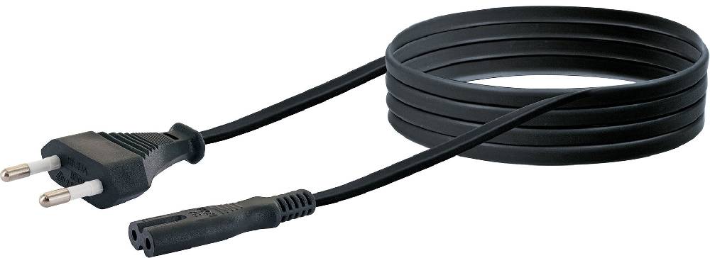 Schwaiger Netzkabel Kaltgerätebuchse 1,5/3 m Black Friday