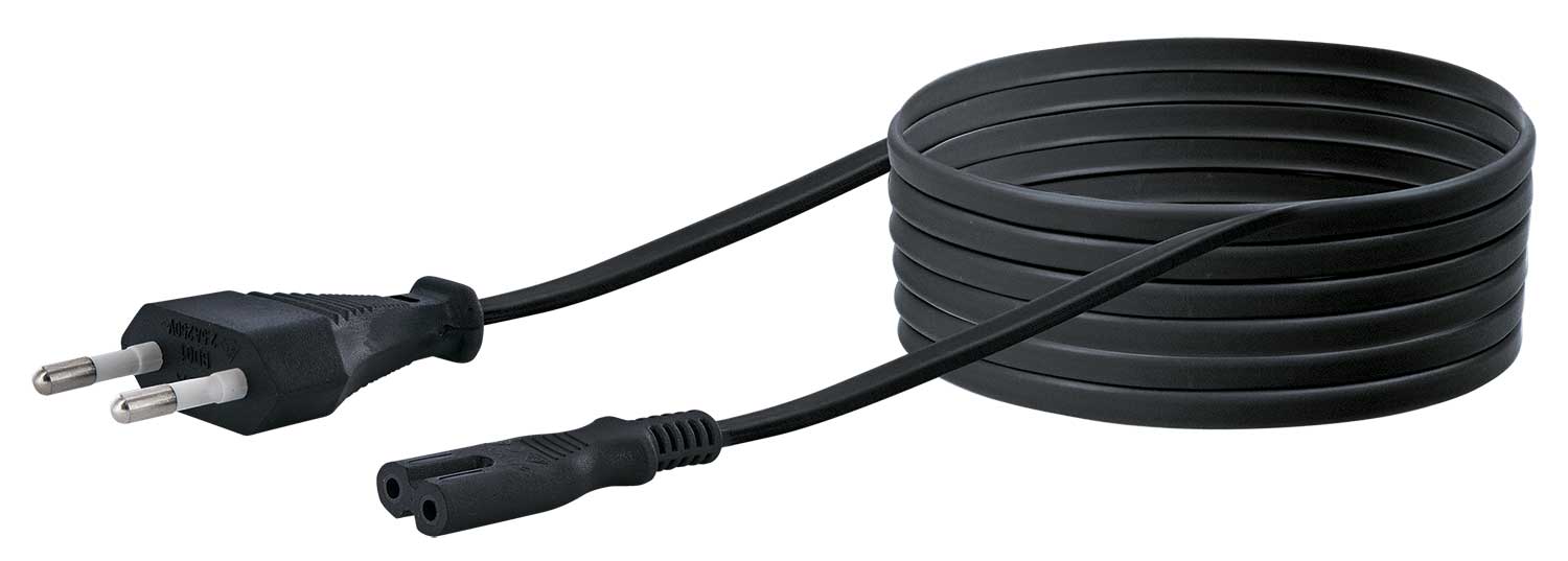 Schwaiger Netzkabel Kaltgerätebuchse 1,5/3 m Black Friday