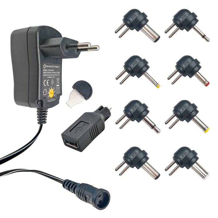 Schwaiger Steckernetzgerät Universal 9 Adapter 600mA