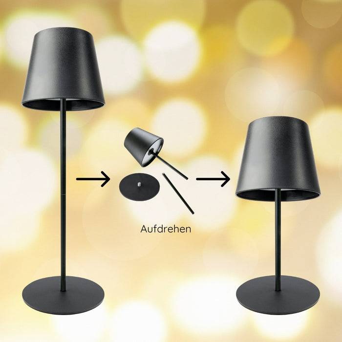 Schwaiger RGB LED Tischleuchte mit Touchsteuerung Räumungsverkauf