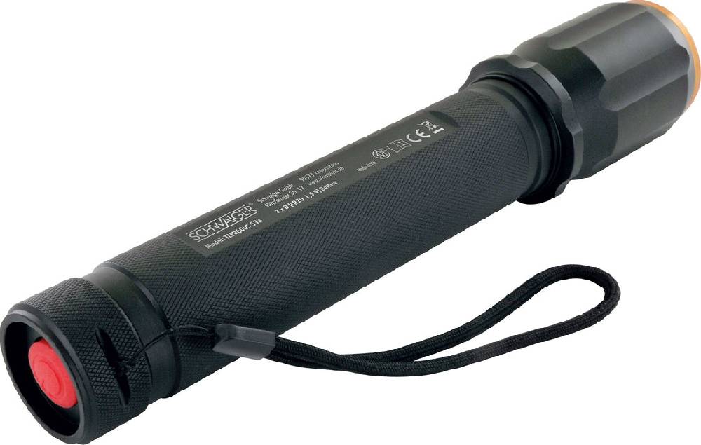 Schwaiger Taschenlampe mit Zoomfunktion Aluminium Nur für heute
