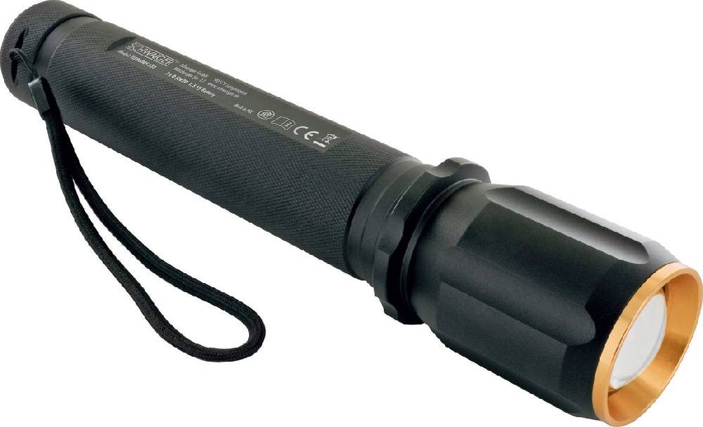Schwaiger Taschenlampe mit Zoomfunktion Aluminium Nur für heute