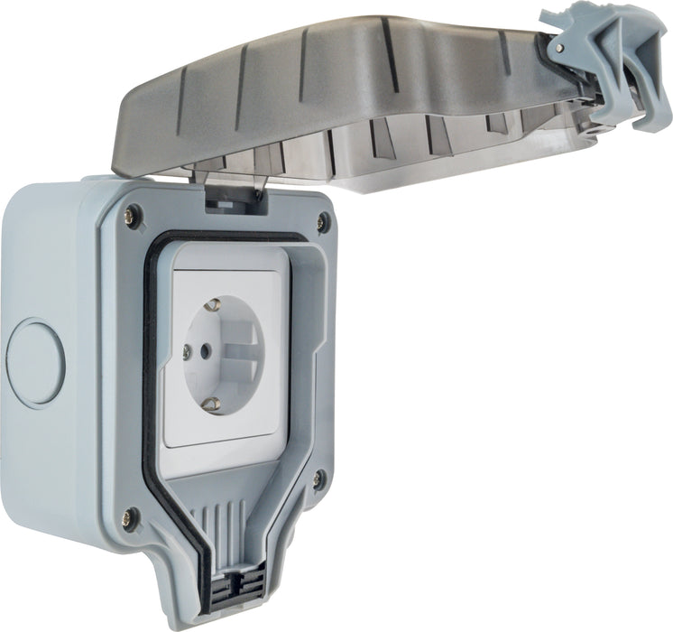 Schwaiger Außensteckdose für Winkelstecker Begrenzt auf 3 Tage