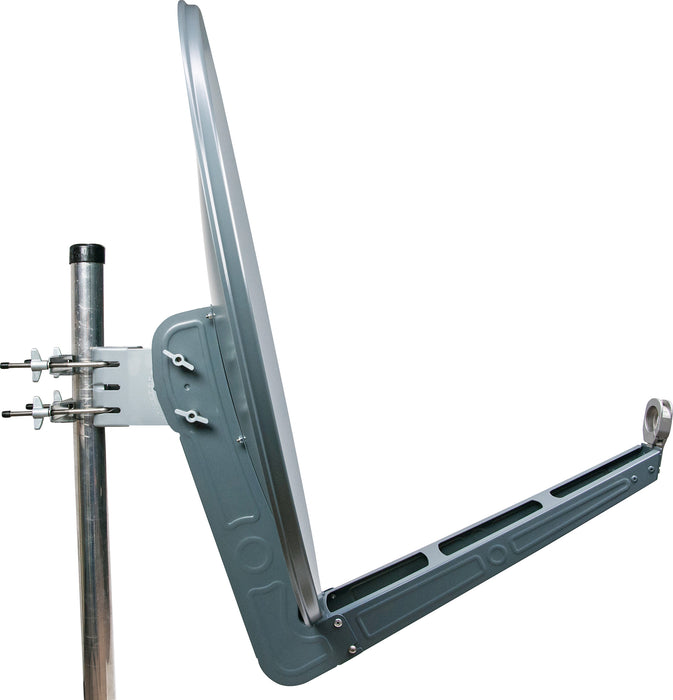 Schwaiger Satellitenschüssel Aluminium Weiß/Rot/Anthrazit 85 cm Sonderangebot