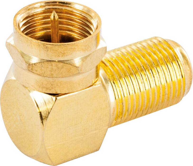 Schwaiger Winkeladapter F-Stecker auf F-Buchse gold Günstig kaufen