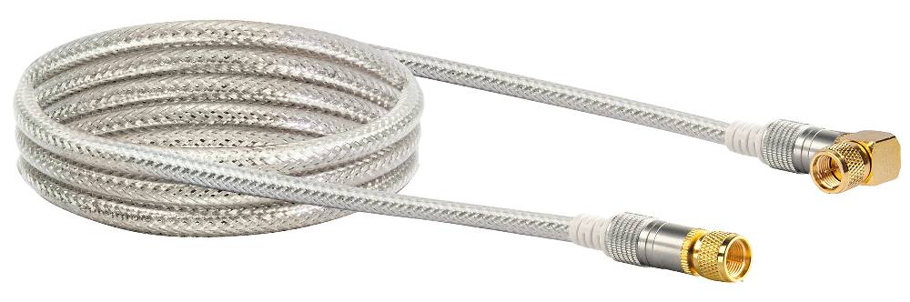 Schwaiger SAT-Anschlusskabel mit F-Winkelstecker 1,5 - 10 m 110 dB Großer Ausverkauf