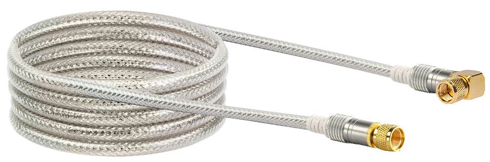 Schwaiger SAT-Anschlusskabel mit F-Winkelstecker 1,5 - 10 m 110 dB Großer Ausverkauf