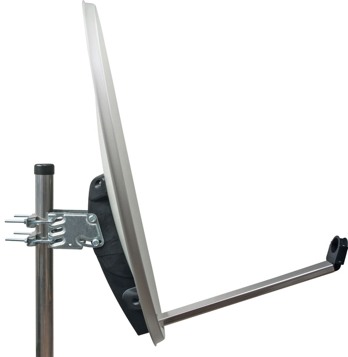Schwaiger Satellitenschüssel Stahl Weiß/Rot/Anthrazit 75 cm Begrenztes Angebot