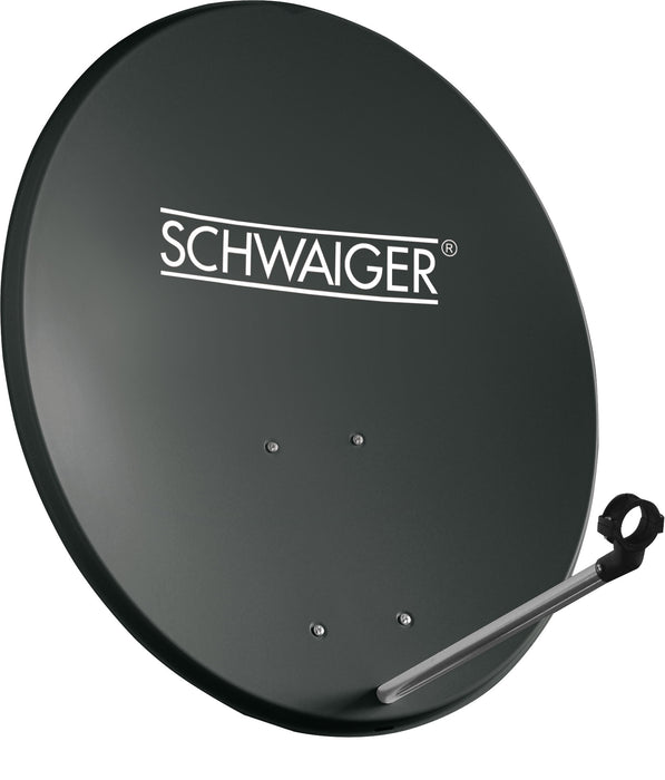 Schwaiger Satellitenanlage Set Anthrazit Stahl 55 cm Heißer Verkauf