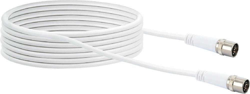Schwaiger SAT-Anschlusskabel F-Quick-Stecker 1,5 - 10 m 10 dB Kauf eins, bekomm eins gratis