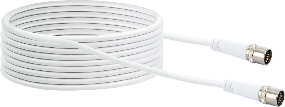 Schwaiger SAT-Anschlusskabel F-Quick-Stecker 1,5 - 10 m 10 dB Kauf eins, bekomm eins gratis