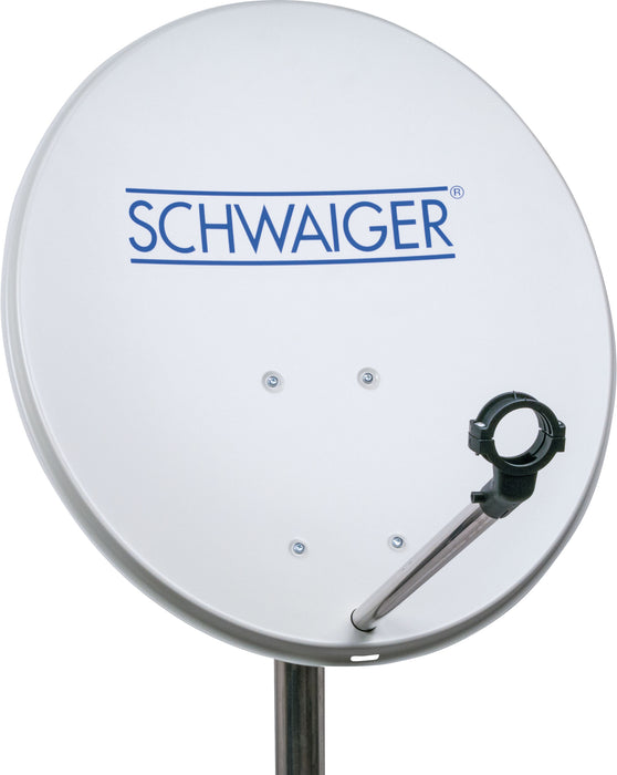 Schwaiger Satellitenanlage Set Weiß Stahl 55 cm Tiefpreis