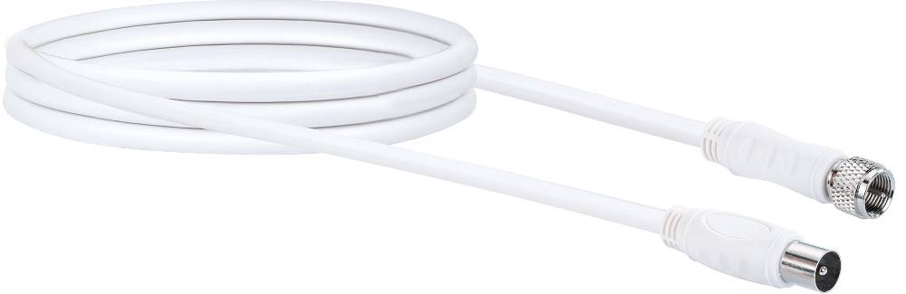 Schwaiger Adapterkabel F-Stecker auf IEC-Stecker 1,5 - 5 m 90 dB Begrenzte Freigabe