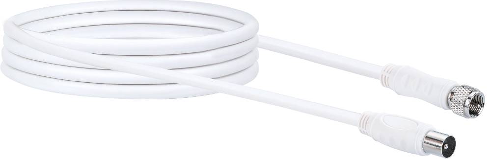 Schwaiger Adapterkabel F-Stecker auf IEC-Stecker 1,5 - 5 m 90 dB Begrenzte Freigabe