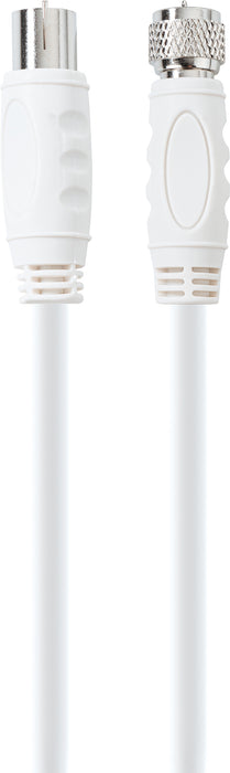 Schwaiger Adapterkabel F-Stecker auf IEC-Stecker 1,5 - 5 m 90 dB Begrenzte Freigabe