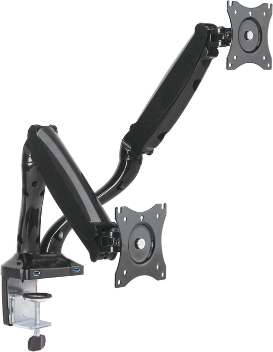 Schwaiger Monitor Tischhalter "FULL MOTION 2" für 2 Monitore bis 29 Zoll Sonderangebot der Fabrik
