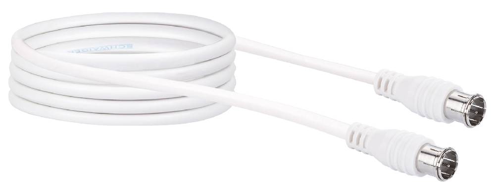Schwaiger SAT-Anschlusskabel F-Quick-Stecker 1,5 - 5 m 75 dB Auslauf