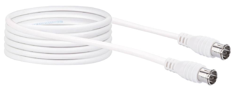 Schwaiger SAT-Anschlusskabel F-Quick-Stecker 1,5 - 5 m 75 dB Auslauf