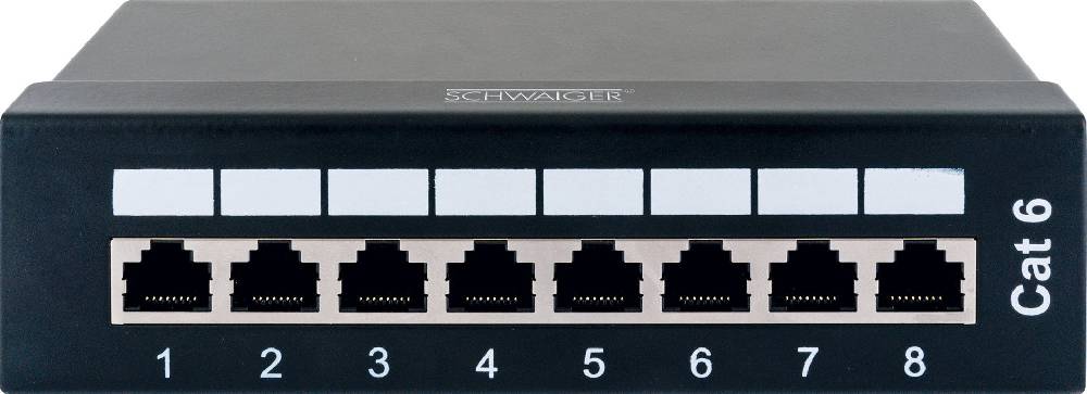 Schwaiger 8-Port Patchpanel Saisonschlussverkauf