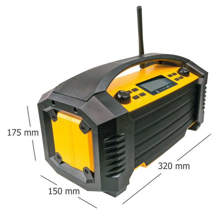 Schwaiger DAB+/FM Baustellen Radio Begrenzt auf 3 Tage