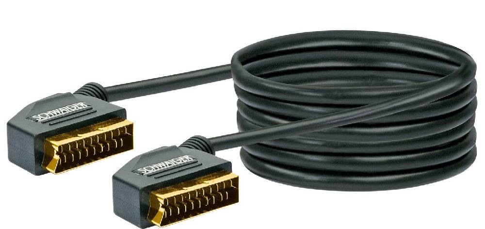 Schwaiger SCART Anschlusskabel (Ø 10 mm) Blitzverkäufe